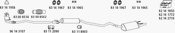 HJS Op_47 - Система выпуска ОГ autosila-amz.com