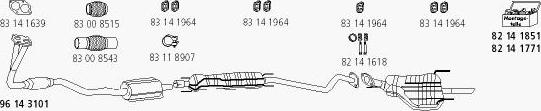 HJS Op_545 - Система выпуска ОГ autosila-amz.com