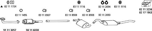 HJS Se_97 - Система выпуска ОГ autosila-amz.com