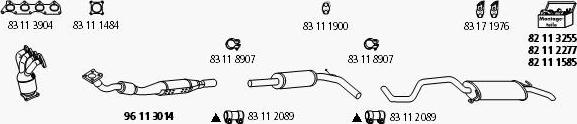 HJS Se_469 - Система выпуска ОГ autosila-amz.com