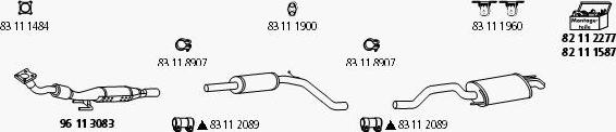 HJS VW_1132 - Система выпуска ОГ autosila-amz.com