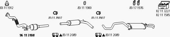 HJS Se_291 - Система выпуска ОГ autosila-amz.com