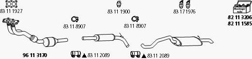 HJS Se_262 - Система выпуска ОГ autosila-amz.com