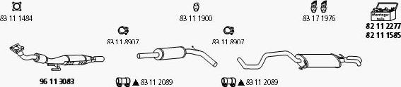 HJS Se_282 - Система выпуска ОГ autosila-amz.com