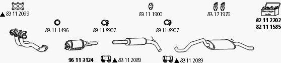 HJS Se_271 - Система выпуска ОГ autosila-amz.com