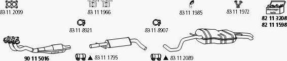 HJS Sk_59 - Система выпуска ОГ autosila-amz.com