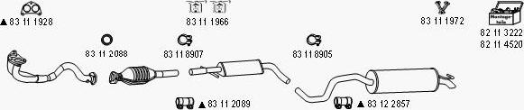 HJS Sk_51 - Система выпуска ОГ autosila-amz.com