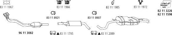 HJS Sk_58 - Система выпуска ОГ autosila-amz.com