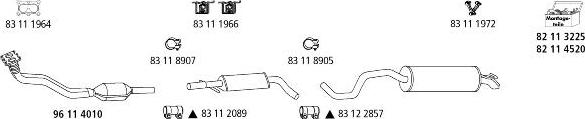 HJS VW_575 - Система выпуска ОГ autosila-amz.com