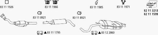 HJS VW_578 - Система выпуска ОГ autosila-amz.com