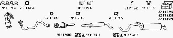 HJS VW_1500 - Система выпуска ОГ autosila-amz.com