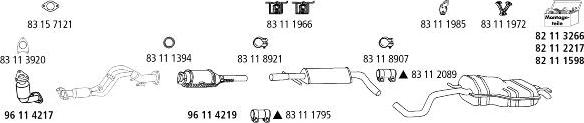 HJS VW_1626 - Система выпуска ОГ autosila-amz.com