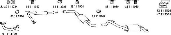 HJS VW_1335 - Система выпуска ОГ autosila-amz.com