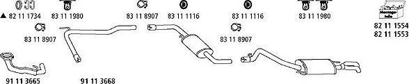 HJS VW_1246 - Система выпуска ОГ autosila-amz.com