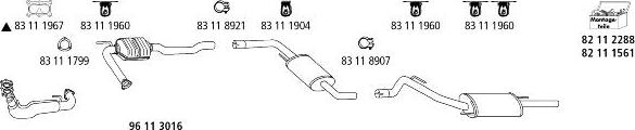 HJS VW_1282 - Система выпуска ОГ autosila-amz.com