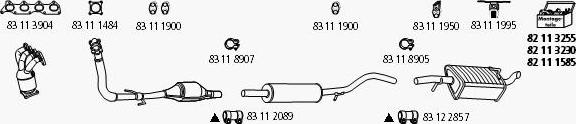 HJS VW_29 - Система выпуска ОГ autosila-amz.com