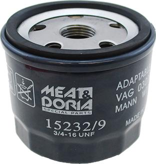 Meat & Doria 15232 - Масляный фильтр autosila-amz.com