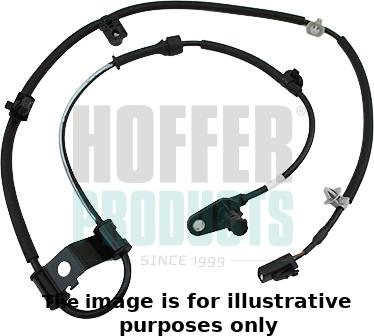 Hoffer 8290847E - Датчик ABS, частота вращения колеса autosila-amz.com