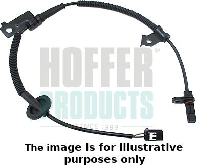 Hoffer 8290824E - Датчик ABS, частота вращения колеса autosila-amz.com