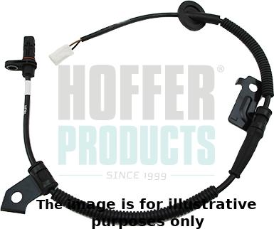 Hoffer 8290823E - Датчик ABS, частота вращения колеса autosila-amz.com