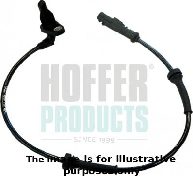 Hoffer 8290247E - Датчик ABS, частота вращения колеса autosila-amz.com
