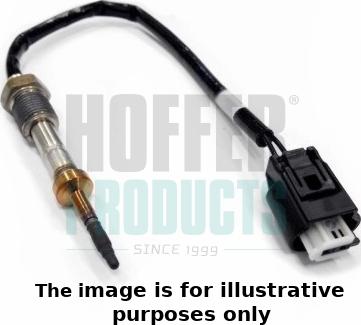 Hoffer 7452025E - Датчик, температура выхлопных газов autosila-amz.com