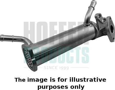 Hoffer 7518449E - Радиатор, рециркуляция ОГ autosila-amz.com