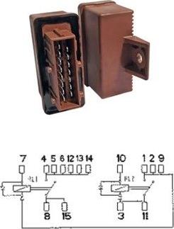 Hoffer 7240109 - Реле, топливный насос autosila-amz.com