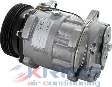 Hoffer K11354A - Компрессор кондиционера autosila-amz.com