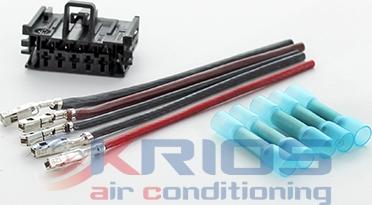 Hoffer K26201 - Ремкомплект кабеля, тепловентилятор салона (сист.подогр.дв.) autosila-amz.com