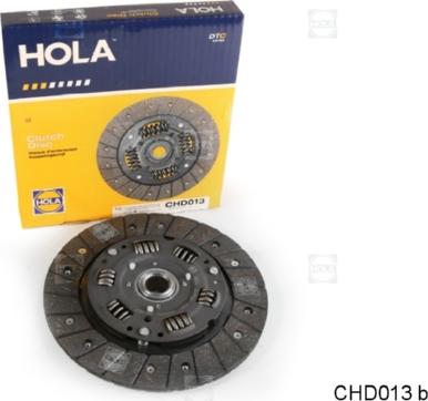 Hola CHD013 - CHD013, HOLA, Диск сцепления, серия DTC, с гидравлическим приводом сцепления (1 шт.) autosila-amz.com