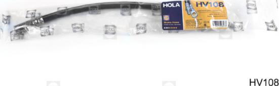 Hola HV108 - Шланг тормозной 2108 передний HV108/ВНFV08 HOLA autosila-amz.com