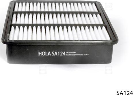 Hola SA124 - Воздушный фильтр, двигатель autosila-amz.com