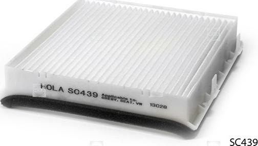 Hola SC439 - Фильтр воздуха в салоне autosila-amz.com
