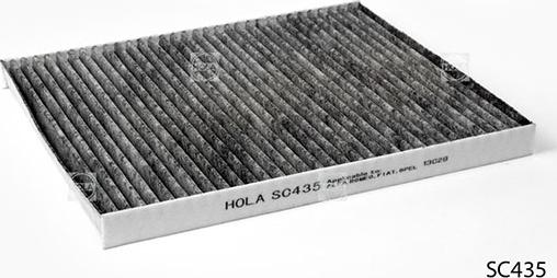 Hola SC435 - Фильтр воздуха в салоне autosila-amz.com