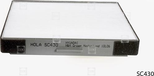 Hola SC430 - Фильтр воздуха в салоне autosila-amz.com
