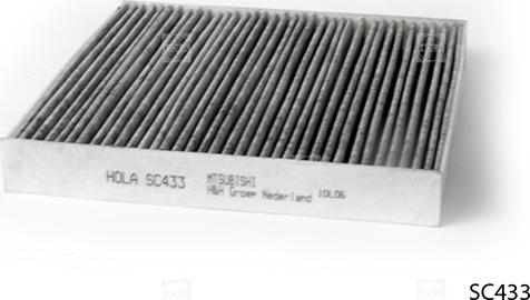 Hola SC433 - Фильтр воздуха в салоне autosila-amz.com