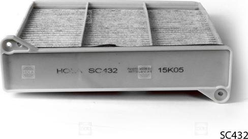 Hola SC432 - Фильтр воздуха в салоне autosila-amz.com