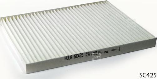 Hola SC425 - Фильтр воздуха в салоне autosila-amz.com