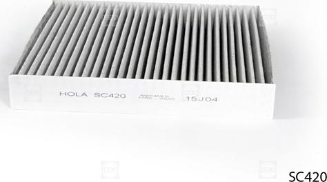 Hola SC420 - Фильтр воздуха в салоне autosila-amz.com