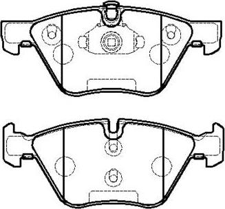 Triscan 40P06036X - Тормозные колодки, дисковые, комплект autosila-amz.com