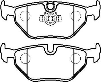 Remsa 2265.15 - Тормозные колодки, дисковые, комплект autosila-amz.com