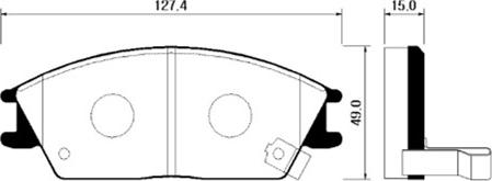 R Brake RB0616-825 - Тормозные колодки, дисковые, комплект autosila-amz.com