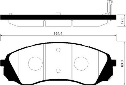 Triscan RH 21291 02 - Тормозные колодки, дисковые, комплект autosila-amz.com