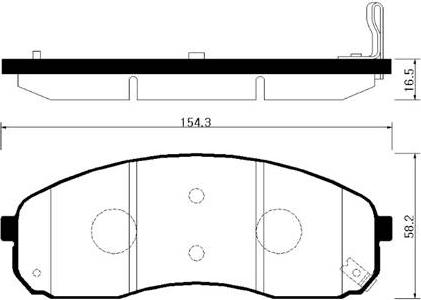 BEISSBARTH D11166OE - Тормозные колодки, дисковые, комплект autosila-amz.com