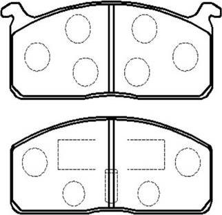 FTE BL1134A1 - Тормозные колодки, дисковые, комплект autosila-amz.com