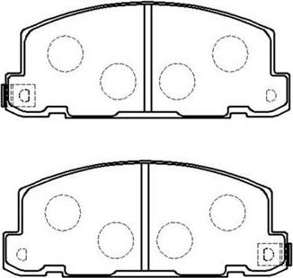 Pagid T0015 - Тормозные колодки, дисковые, комплект autosila-amz.com