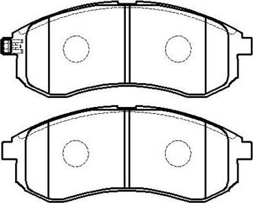 BENDIX 572500 - Тормозные колодки, дисковые, комплект autosila-amz.com