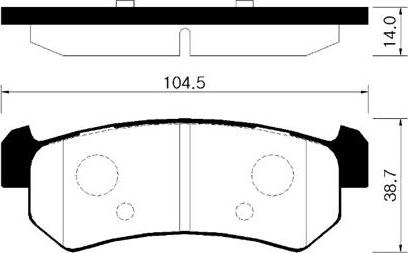 DJ Parts BP1172 - Тормозные колодки, дисковые, комплект autosila-amz.com