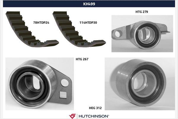 Hutchinson KH 499 - Комплект зубчатого ремня ГРМ autosila-amz.com